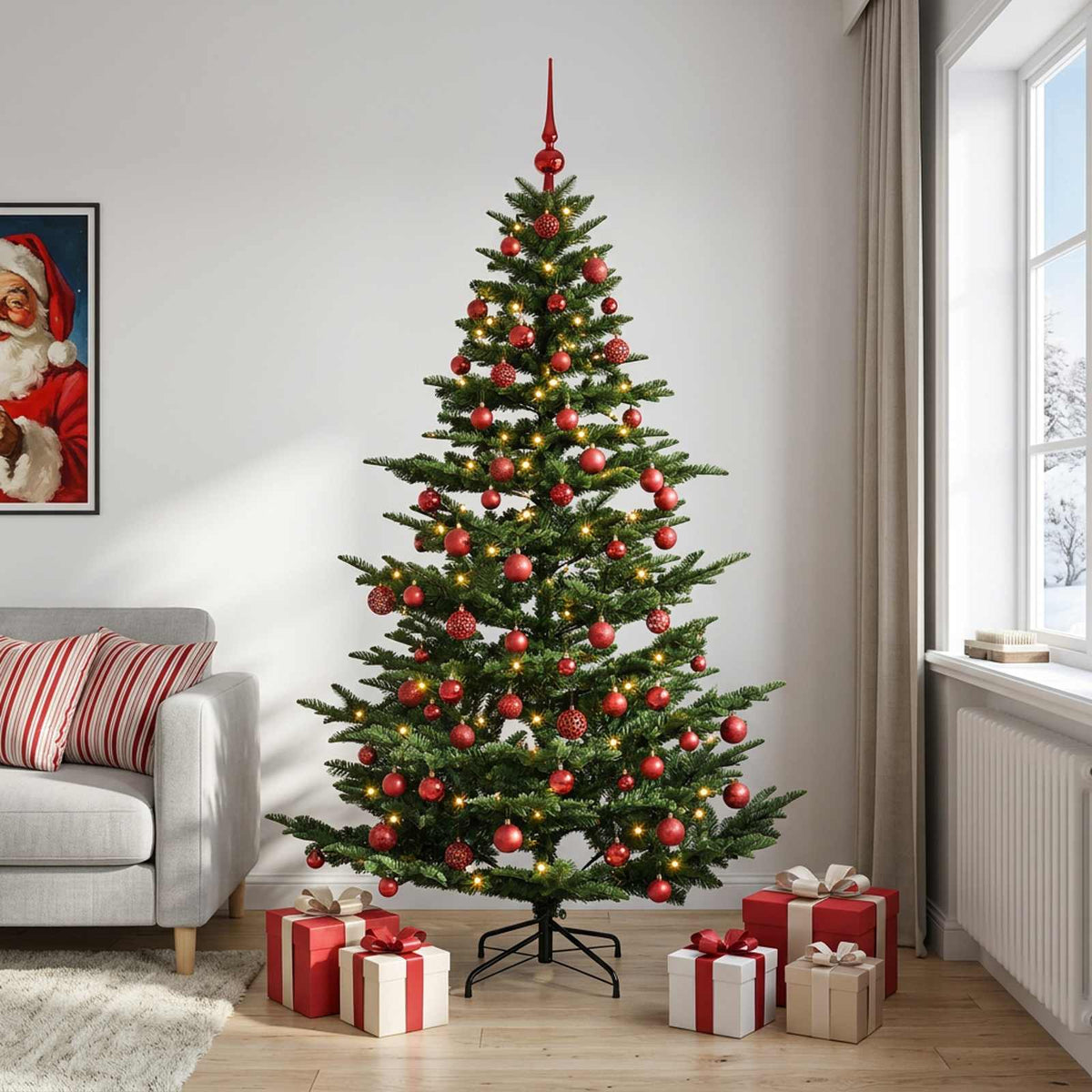 Artificial Christmas Tree Bauble LEDs