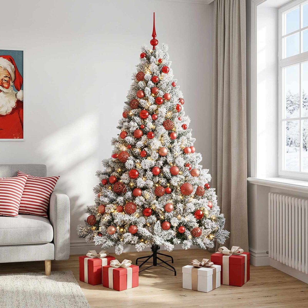 Artificial Christmas Tree Bauble LEDs