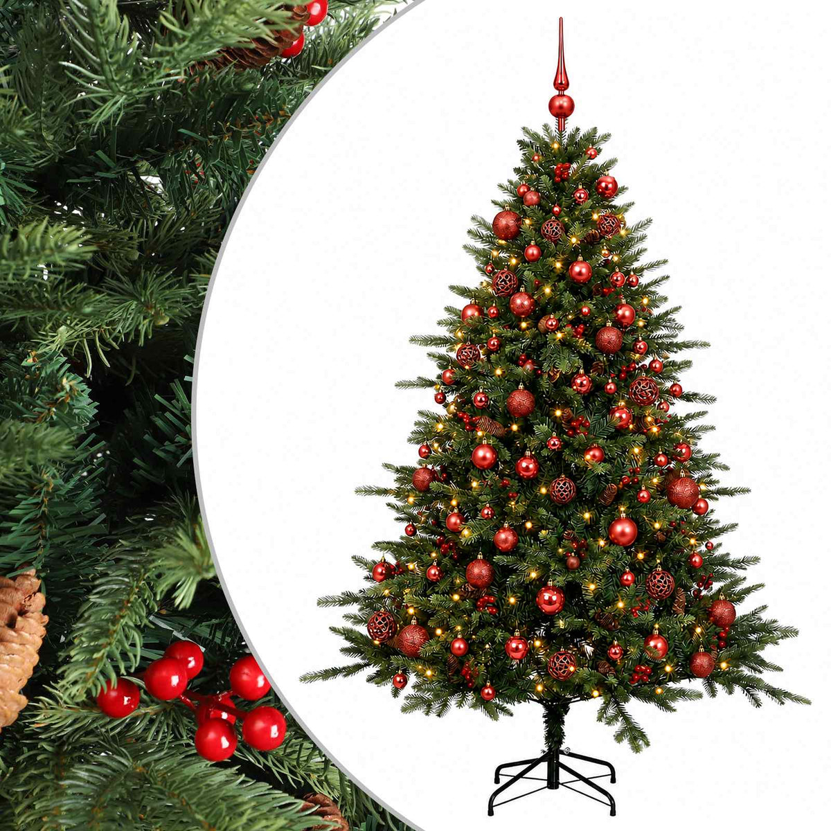 Artificial Christmas Tree Bauble LEDs