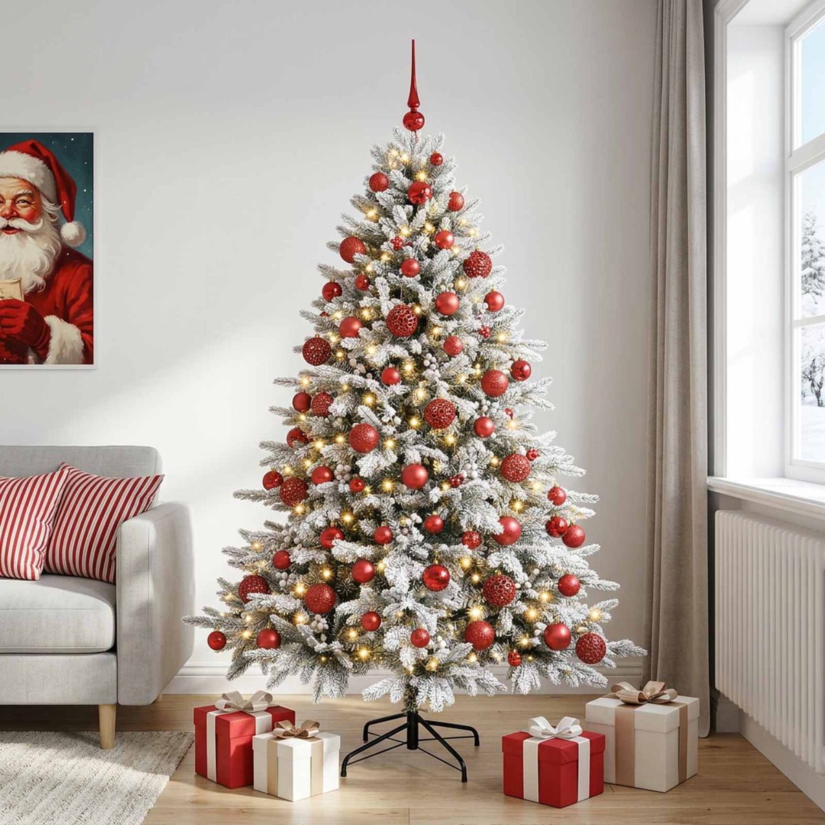 Artificial Christmas Tree Bauble LEDs