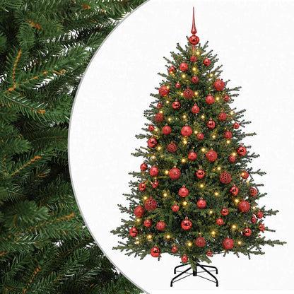 vidaXL Artificial Christmas Tree with Bauble 240 cm 300 LEDs 2