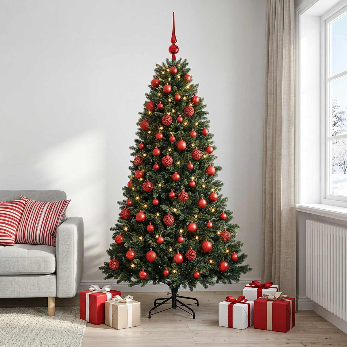 Artificial Christmas Tree Bauble LEDs