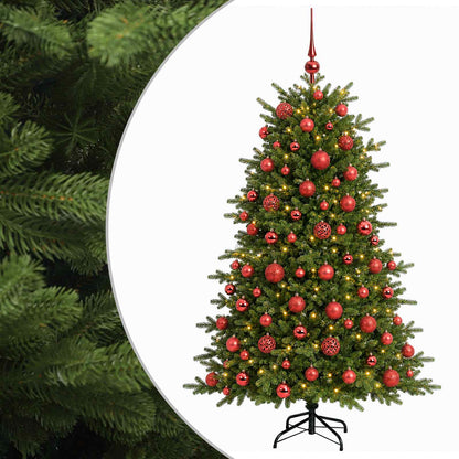vidaXL Artificial Christmas Tree with Bauble 210 cm 300 LEDs 2