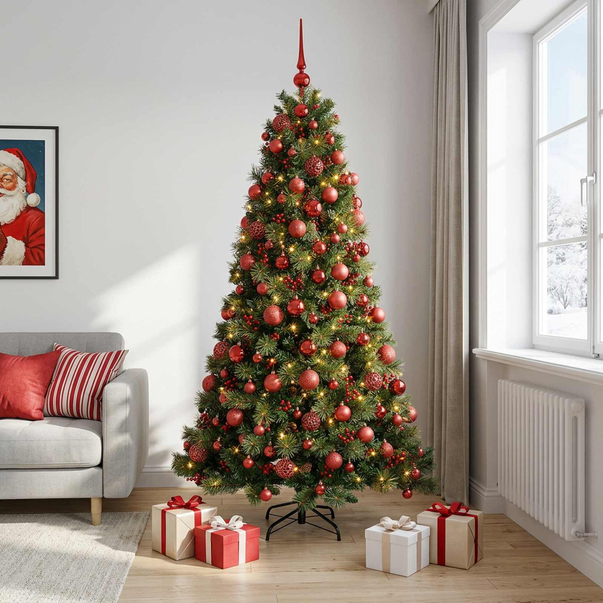 Artificial Christmas Tree Bauble LEDs