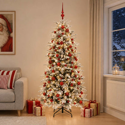 Artificial Hinged Christmas Tree LEDs Warm White