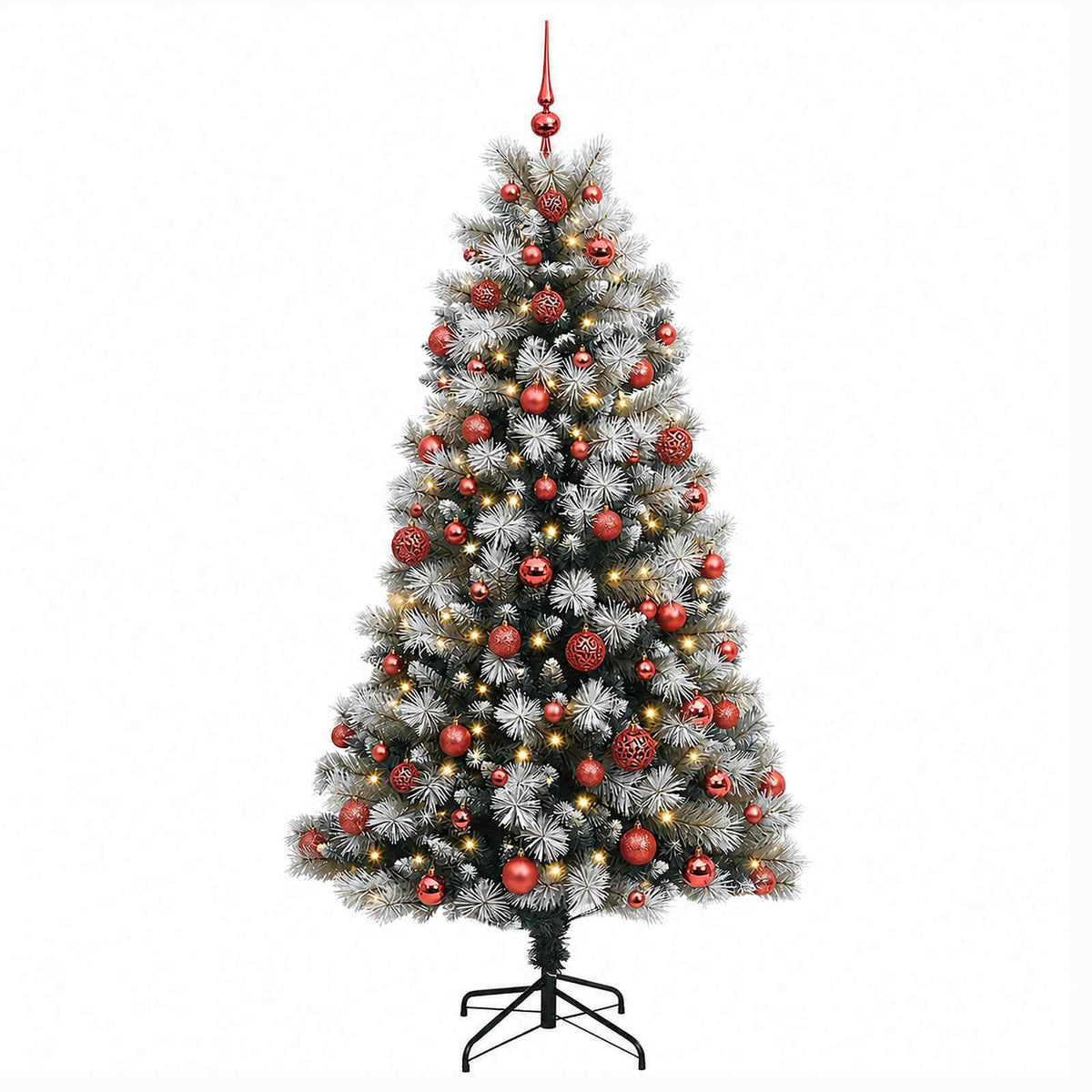 Artificial Hinged Christmas Tree Baubles LEDs