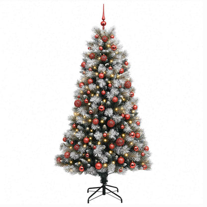 Artificial Hinged Christmas Tree Baubles LEDs