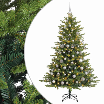 vidaXL Artificial Christmas Tree with Bauble 210 cm 300 LEDs 2