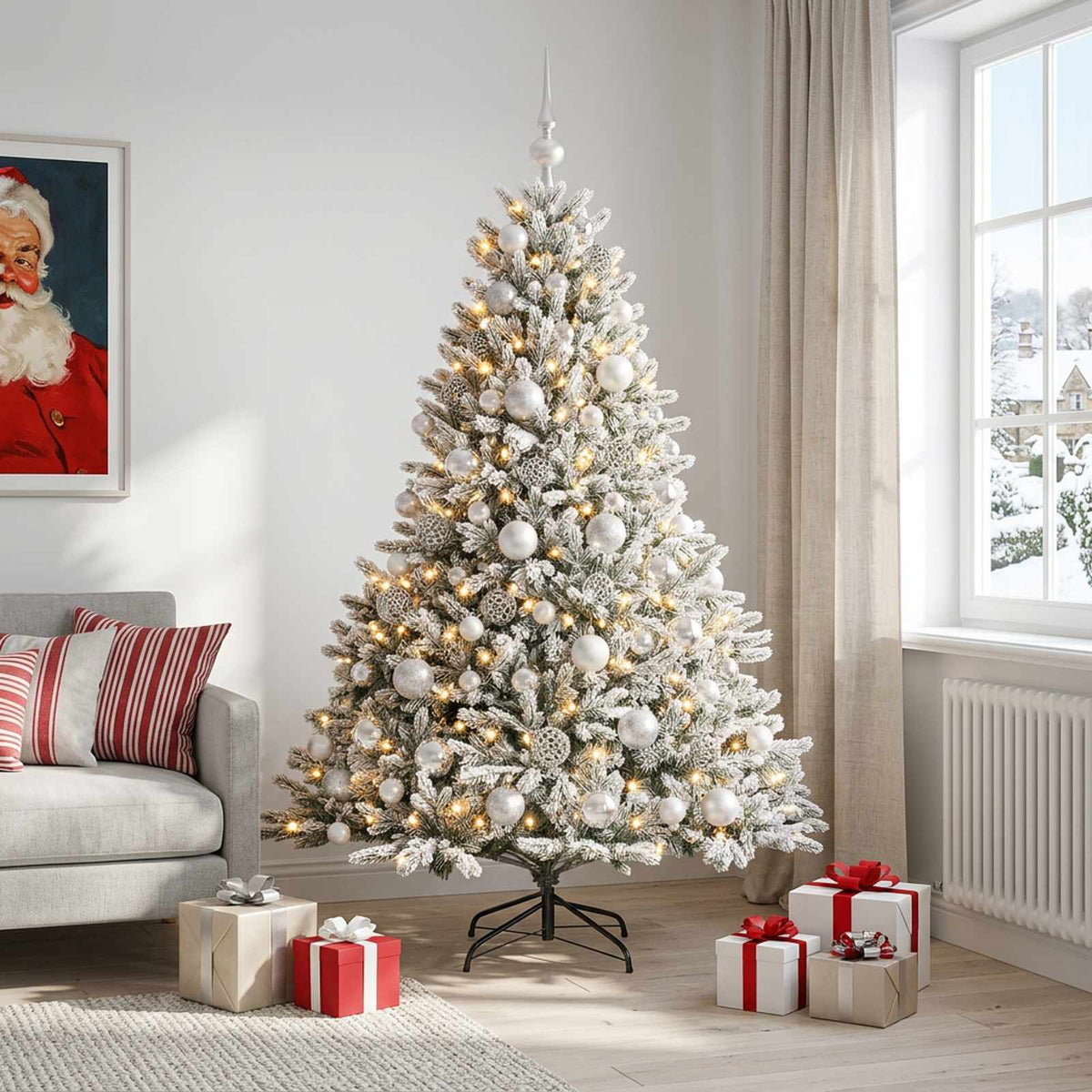 Artificial Christmas Tree Bauble LEDs