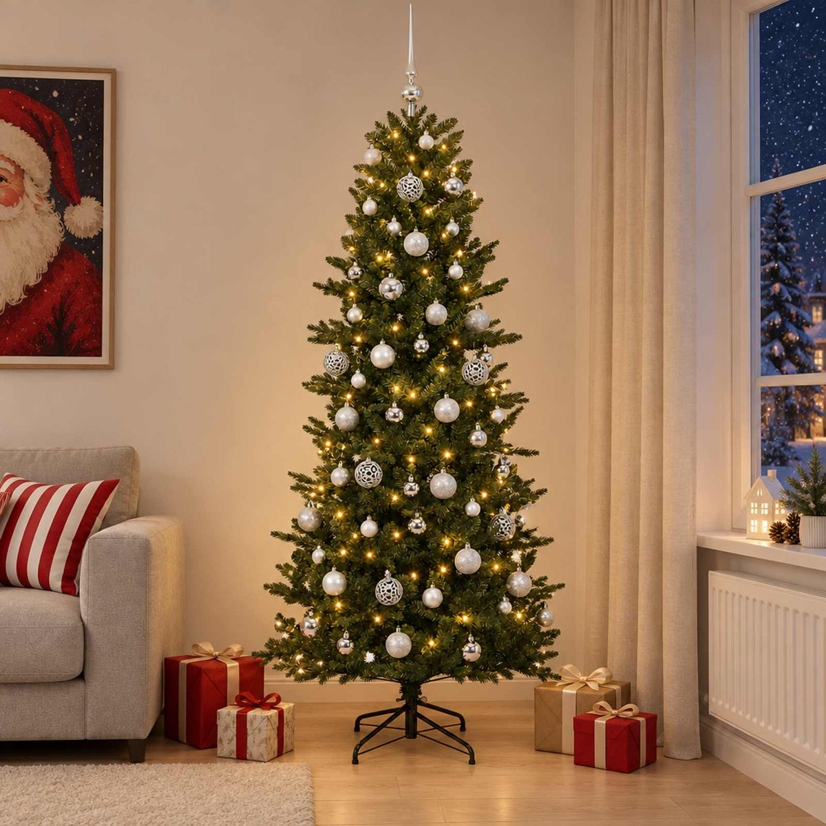 Artificial Christmas Tree Bauble LEDs