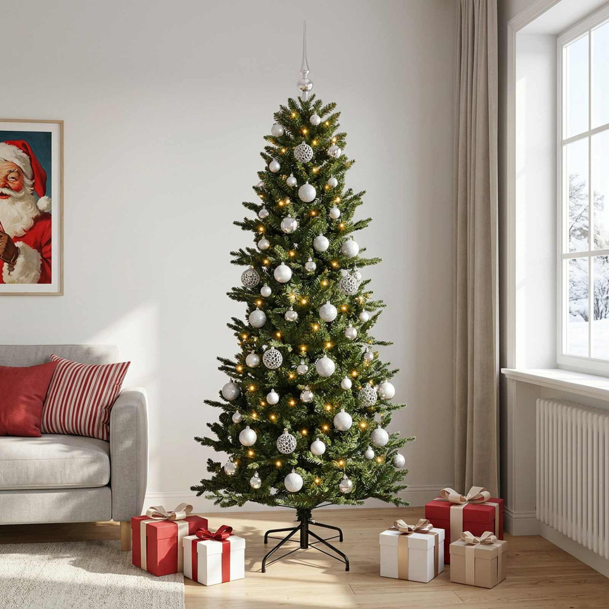 Artificial Christmas Tree Bauble LEDs