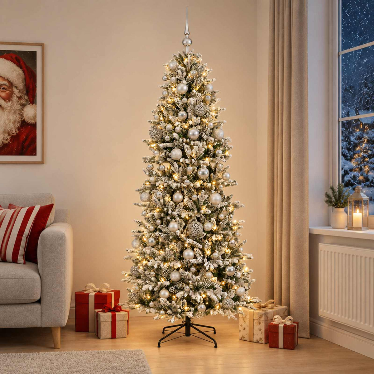 Artificial Christmas Tree Bauble LEDs