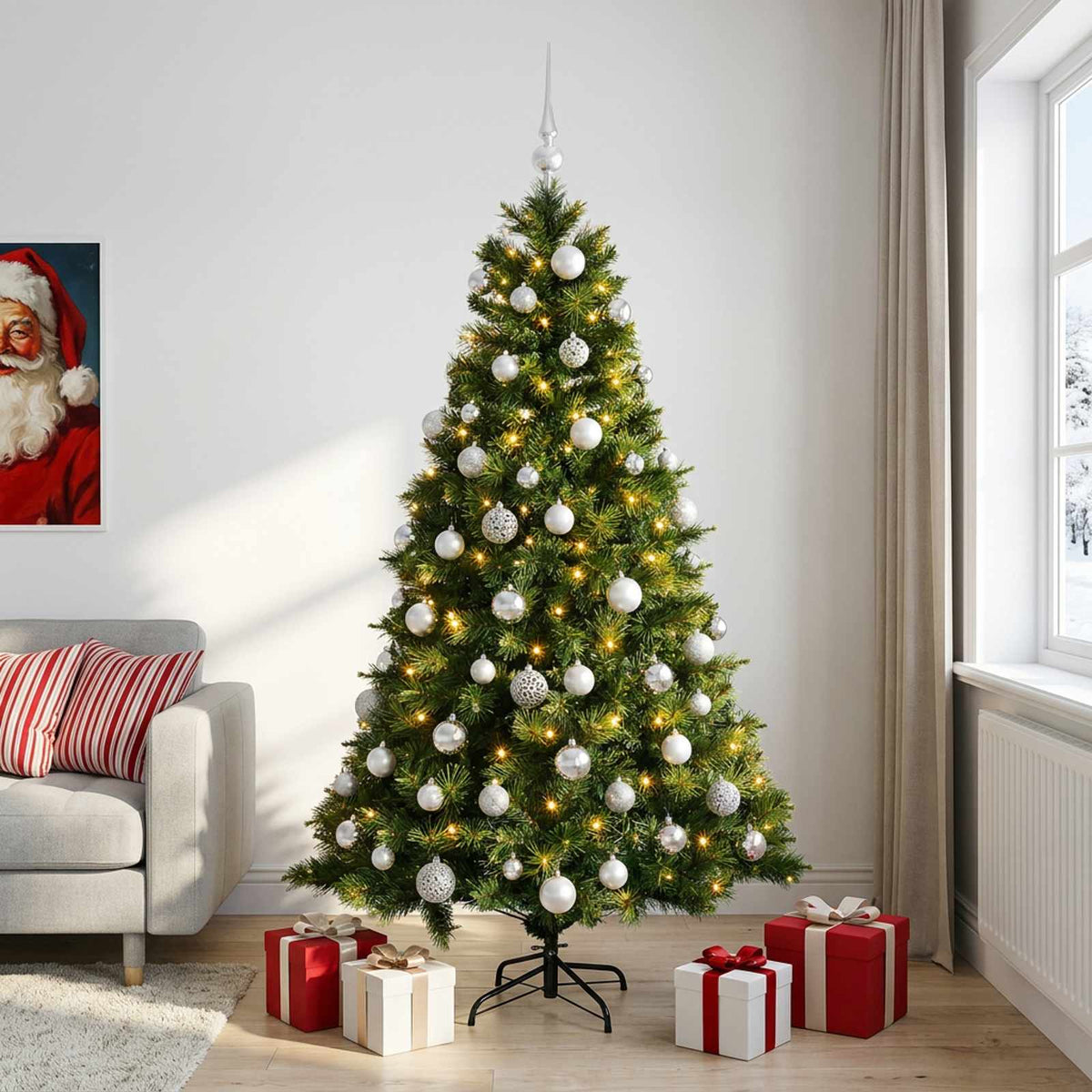 Artificial Christmas Tree Bauble LEDs