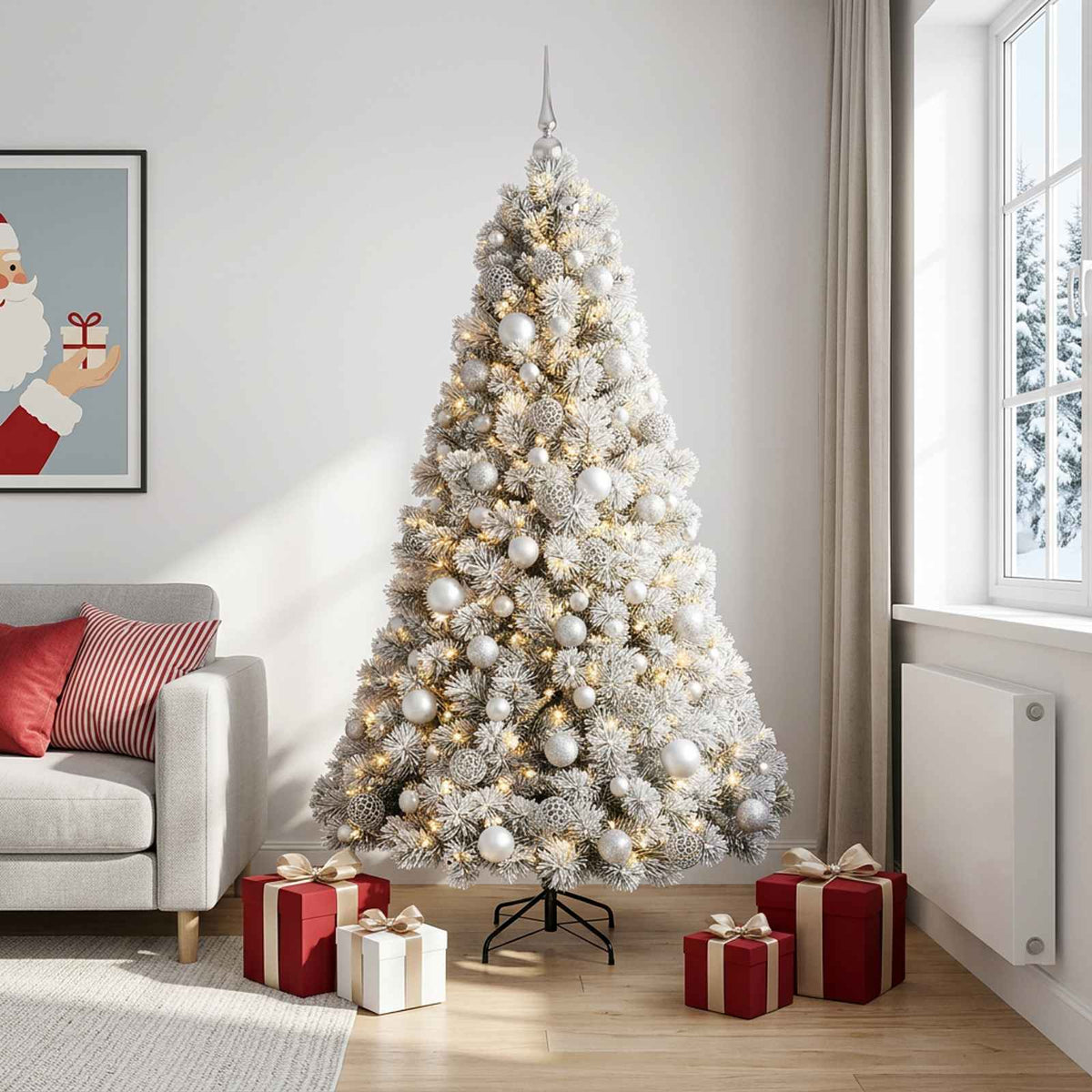 Artificial Christmas Tree Bauble LEDs