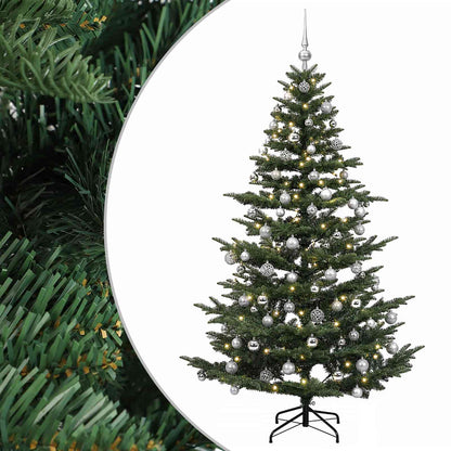 vidaXL Artificial Christmas Tree with Bauble 210 cm 300 LEDs 2