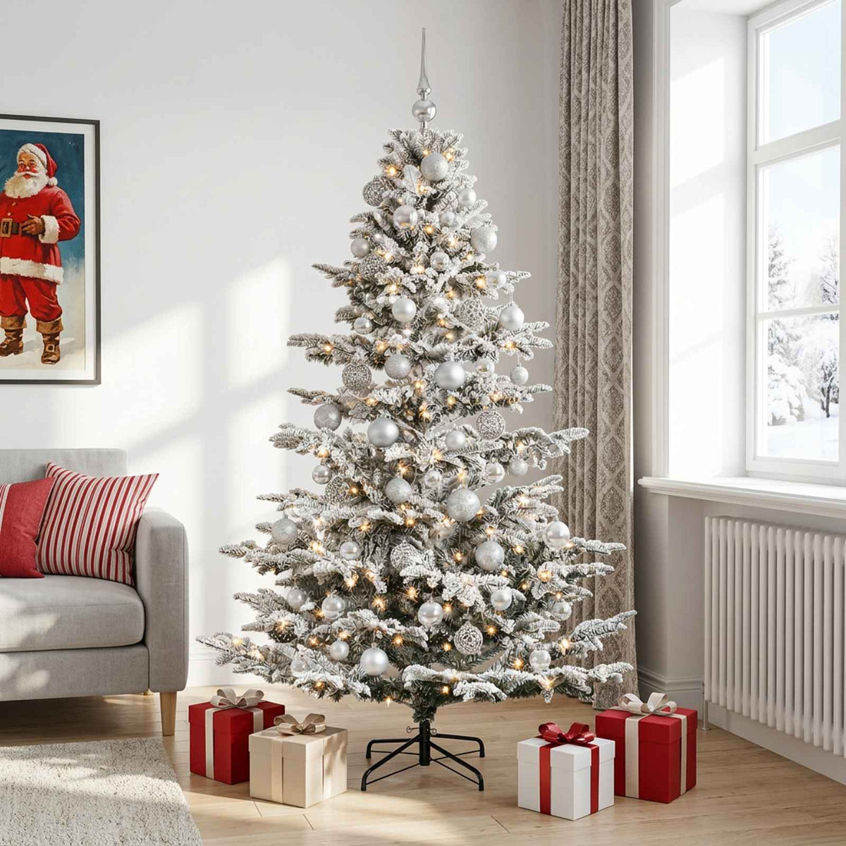 Artificial Christmas Tree Bauble LEDs