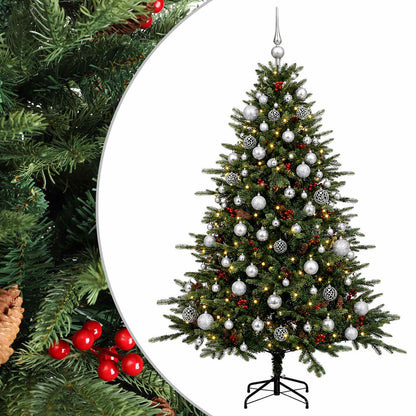 vidaXL Artificial Christmas Tree with Bauble 180 cm 300 LEDs 2