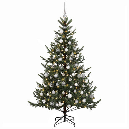 vidaXL Artificial Christmas Tree with Bauble 240 cm 300 LEDs 4