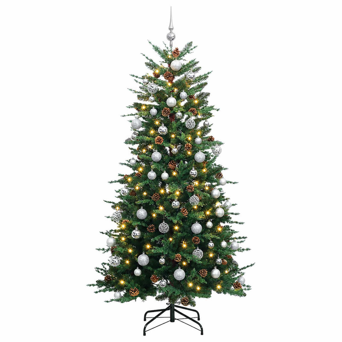 Artificial Hinged Christmas Tree LEDs Warm White