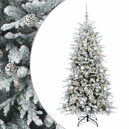 Artificial Hinged Christmas Tree LEDs Warm White