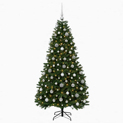 Artificial Christmas Tree Mid-green Bauble LEDs