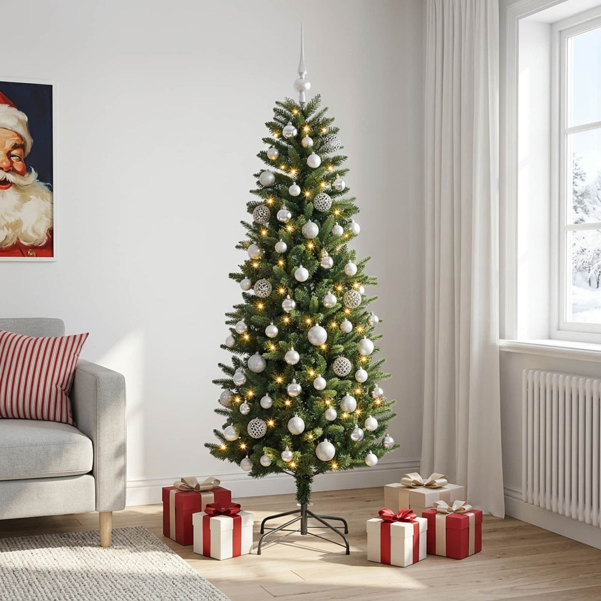 Artificial Christmas Tree Bauble LEDs