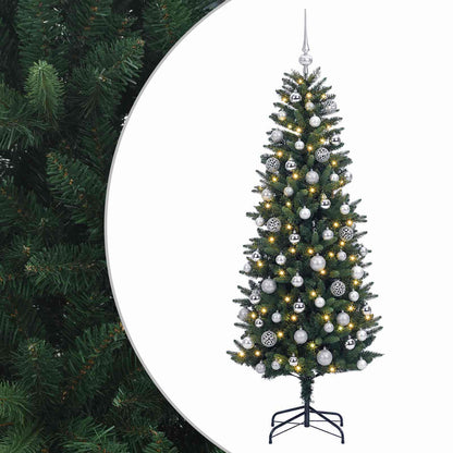 vidaXL Artificial Christmas Tree with Bauble 240 cm 300 LEDs 2