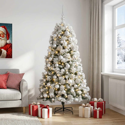 Artificial Hinged Christmas Tree Baubles LEDs