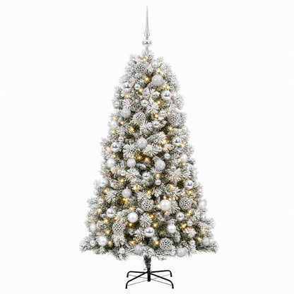 Artificial Hinged Christmas Tree Baubles LEDs