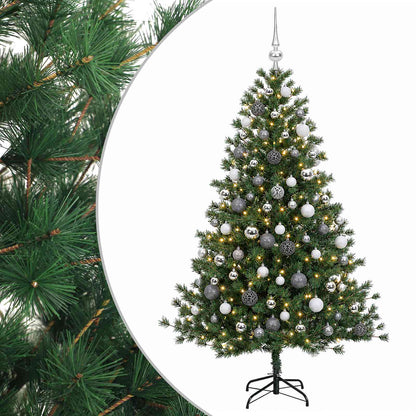vidaXL Artificial Christmas Tree with Bauble 240 cm 300 LEDs 2