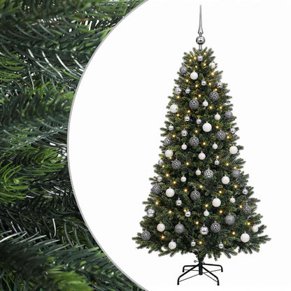 vidaXL Artificial Christmas Tree with Bauble 180 cm 300 LEDs 2