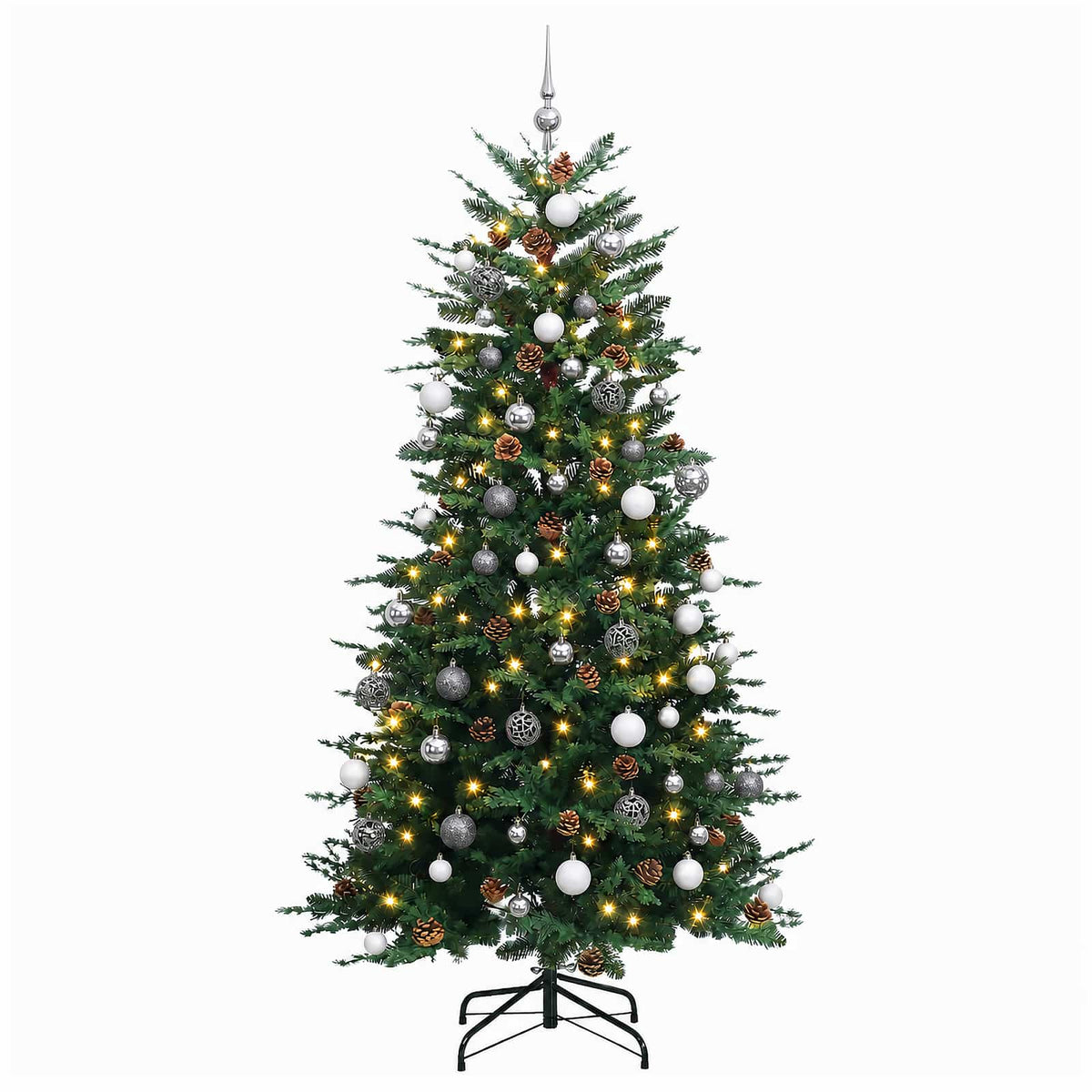 Artificial Hinged Christmas Tree LEDs Warm White