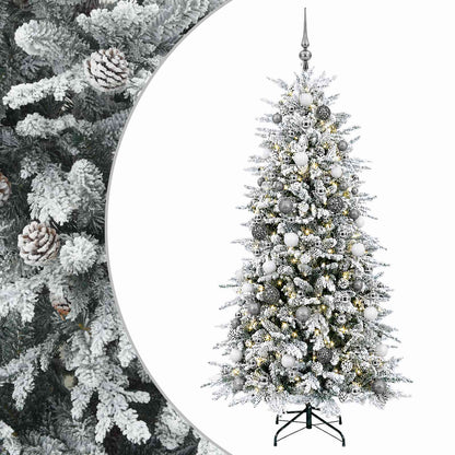 Artificial Hinged Christmas Tree LEDs Warm White