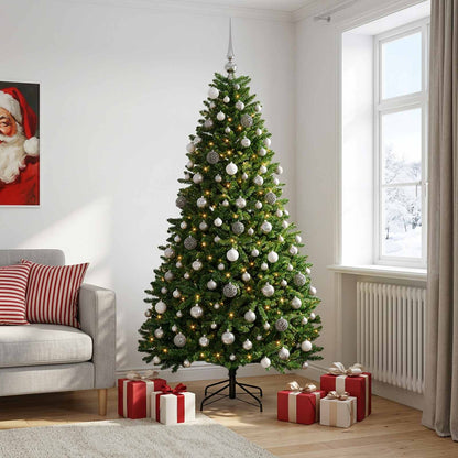 Artificial Christmas Tree Mid-green Bauble LEDs