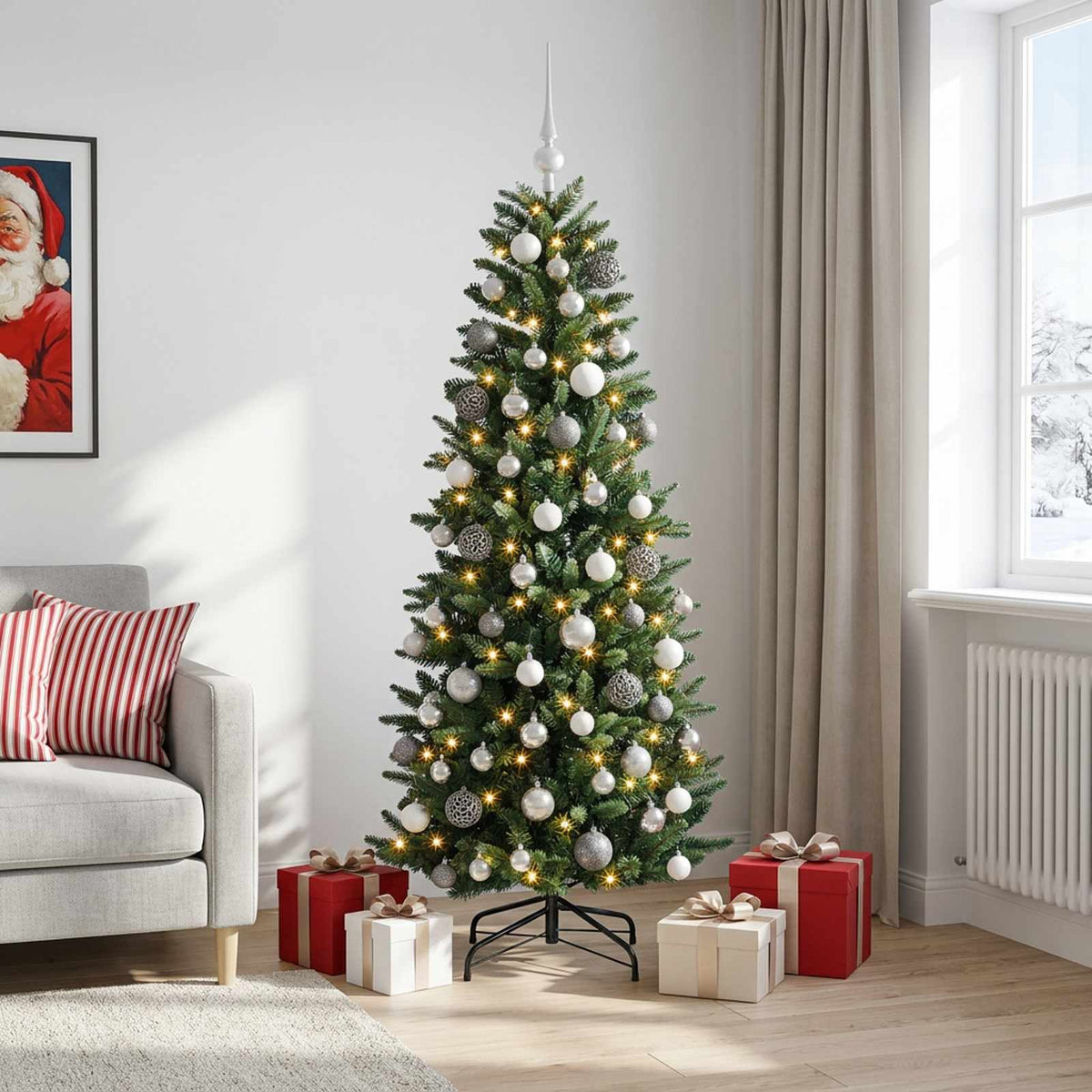 Artificial Christmas Tree Bauble LEDs