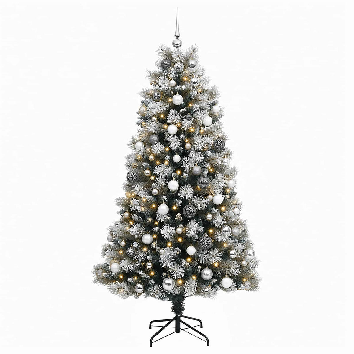 Artificial Hinged Christmas Tree Baubles LEDs