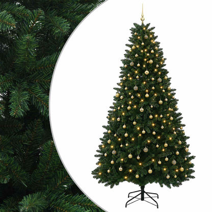 Artificial Christmas Tree Mid-green Bauble LEDs