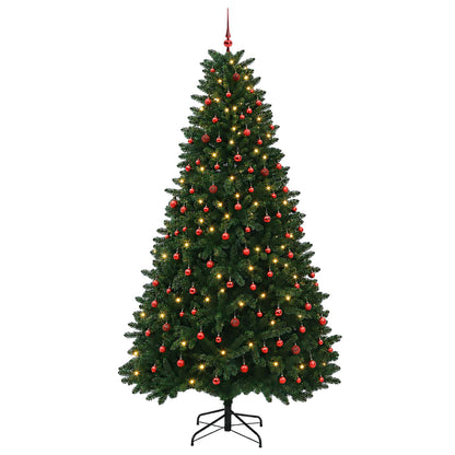 Artificial Christmas Tree Mid-green Bauble LEDs