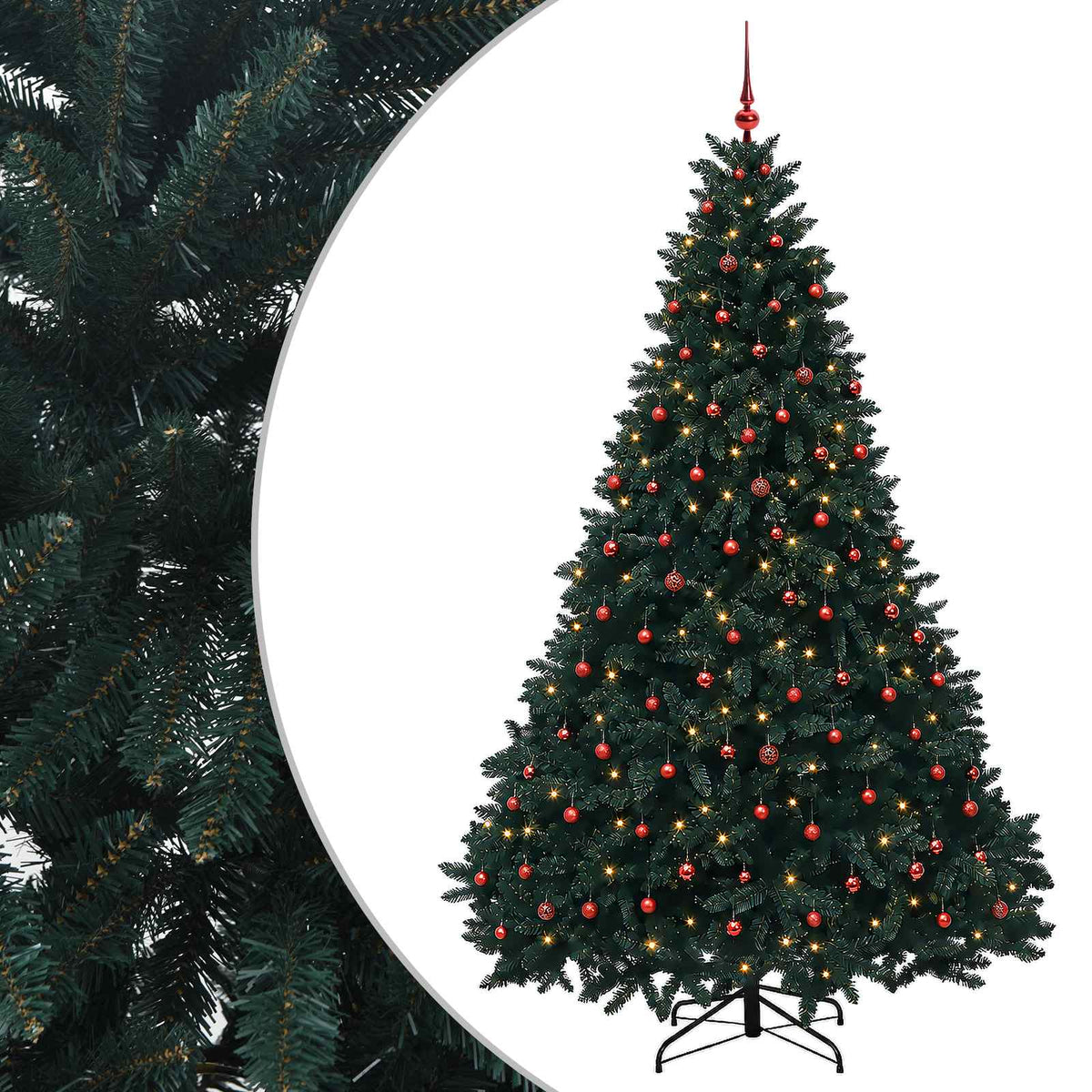 Artificial Christmas Tree Dark Green Bauble