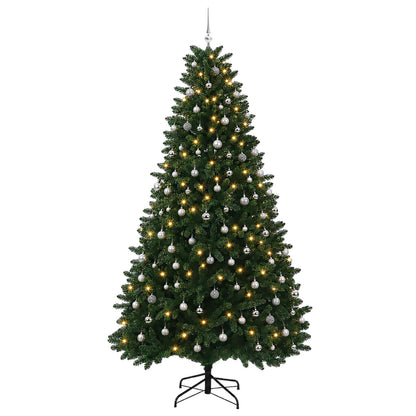 Artificial Christmas Tree Mid-green Bauble LEDs