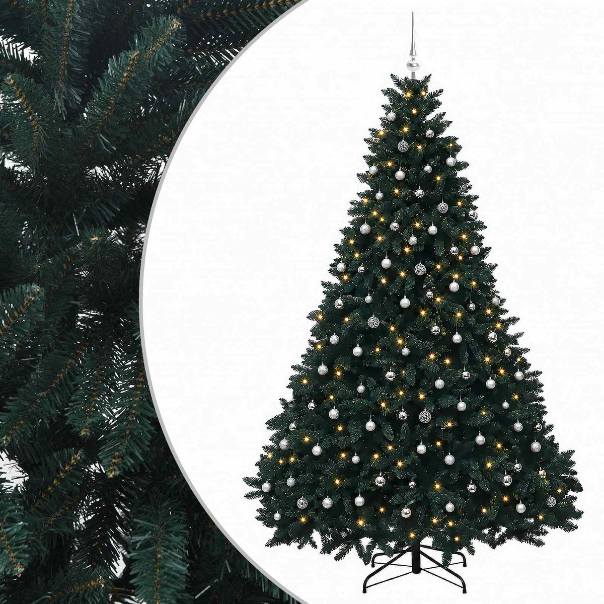 Artificial Christmas Tree Dark Green Bauble