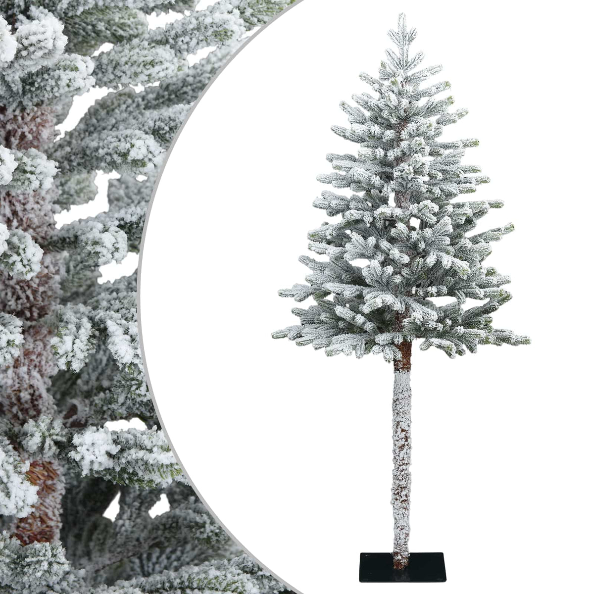 vidaXL Artificial Hinged Christmas Tree 120 cm PVC and Metal 2