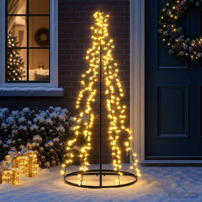 LED Christmas Tree in Black