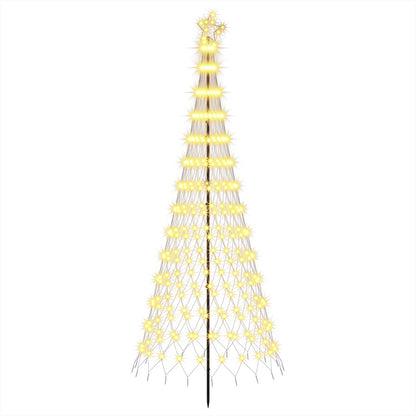 LED Christmas Tree EKENAS 230 LEDs Steel Warm white 250 cm
