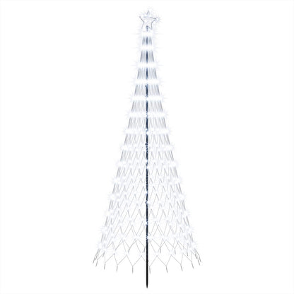 LED Christmas Tree EKENAS 230 LEDs Steel Cold white 250 cm