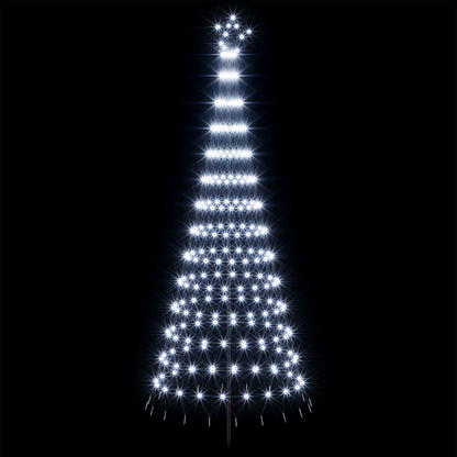 LED Christmas Tree EKENAS 230 LEDs Steel Cold white 250 cm