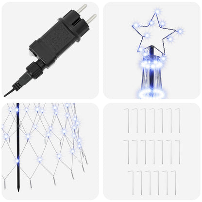 LED Christmas Tree in Black