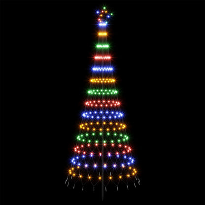 LED Christmas Tree EKENAS 230 LEDs Steel Multicolour 250 cm