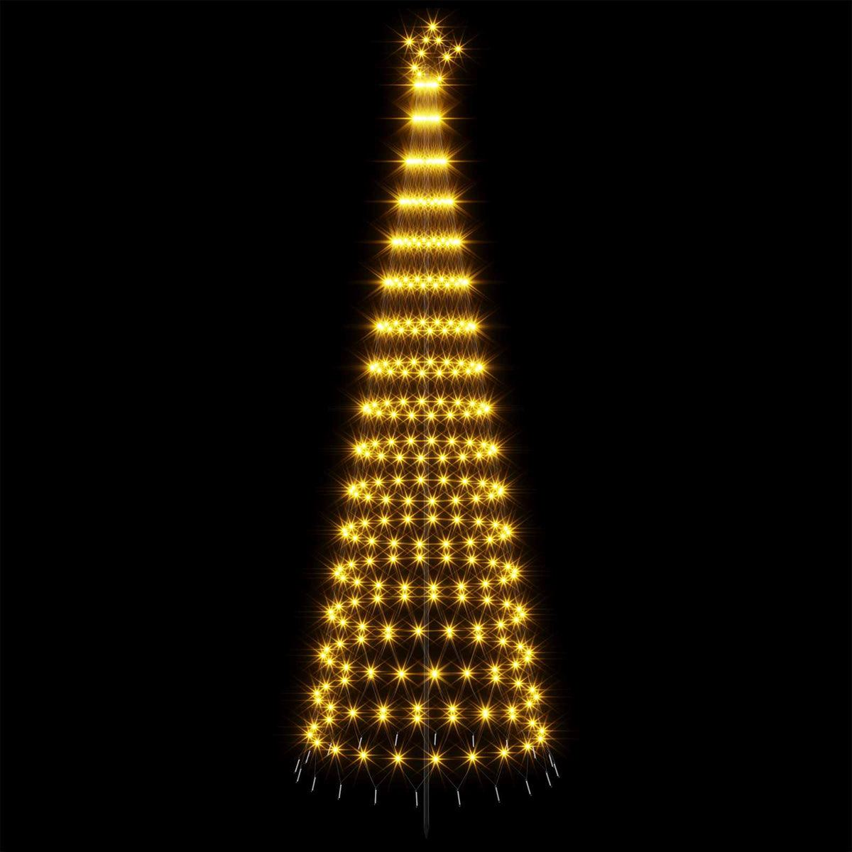 LED Christmas Tree in Black