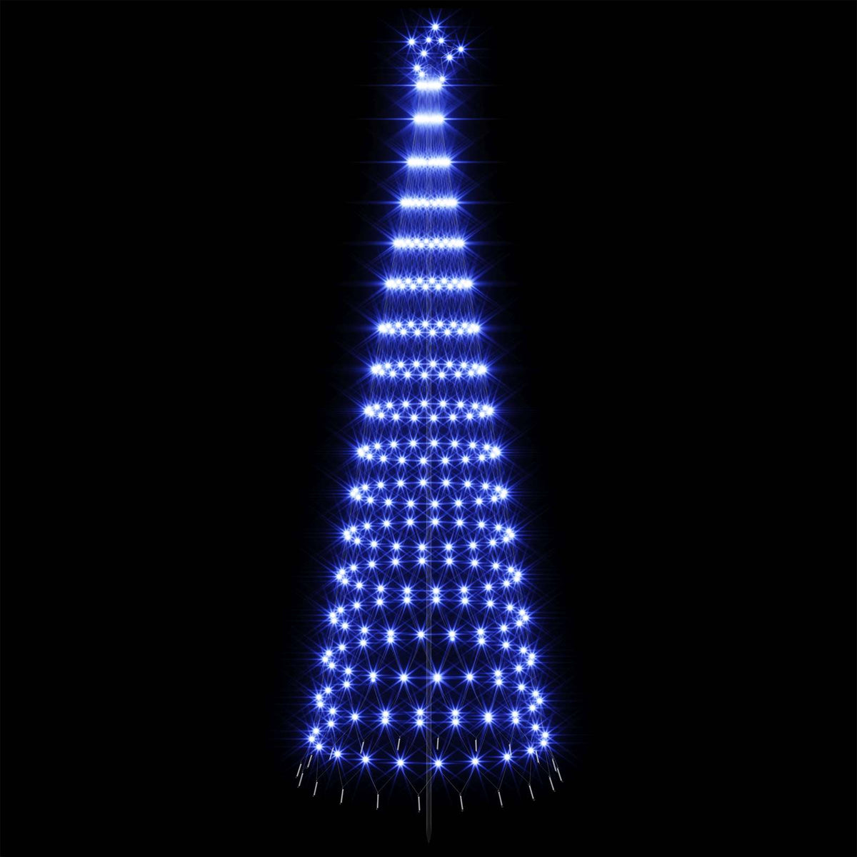LED Christmas Tree EKENAS 230 LEDs Steel Blue 300 cm
